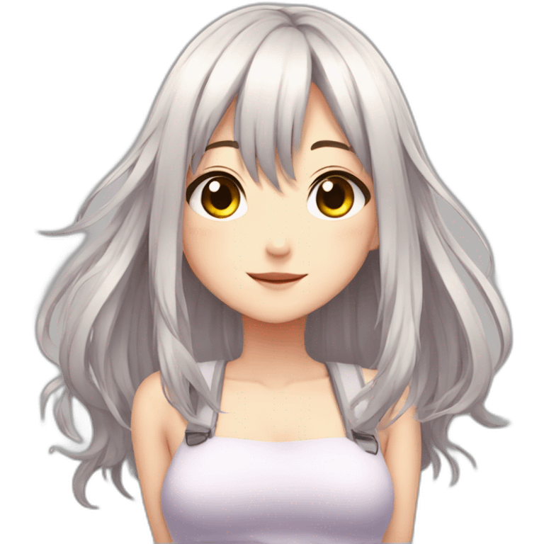 anime girl cute emoji