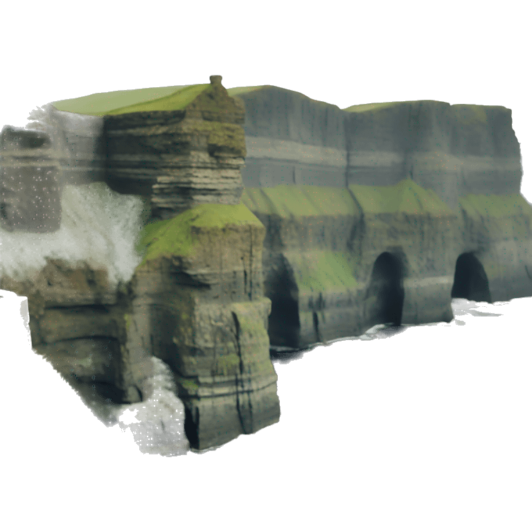 Cliffs of moher  emoji