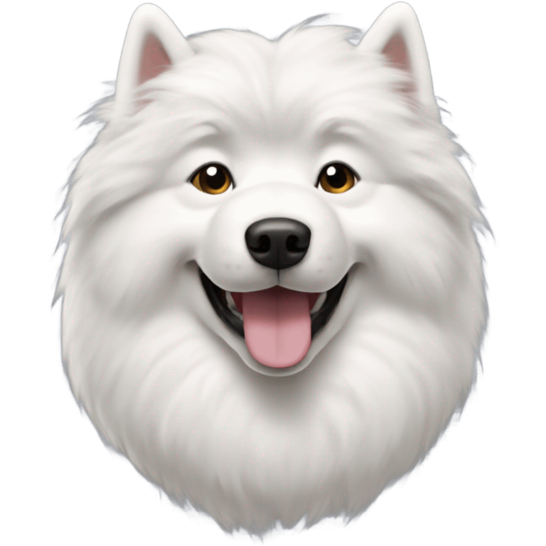 Samoyed dog emoji