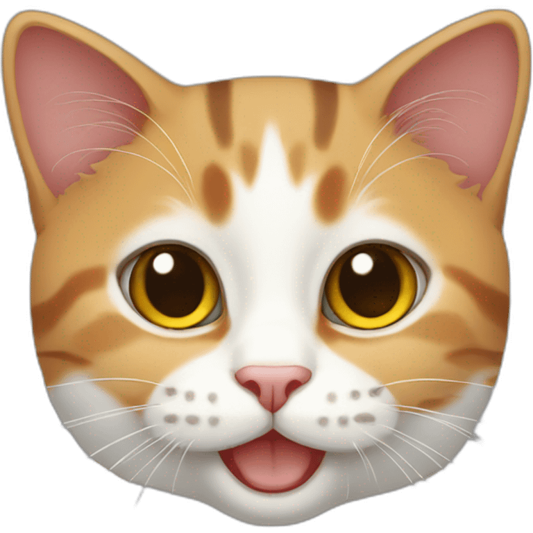 Tricolor cat emoji