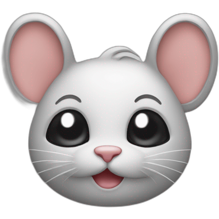 Chat avec souris emoji