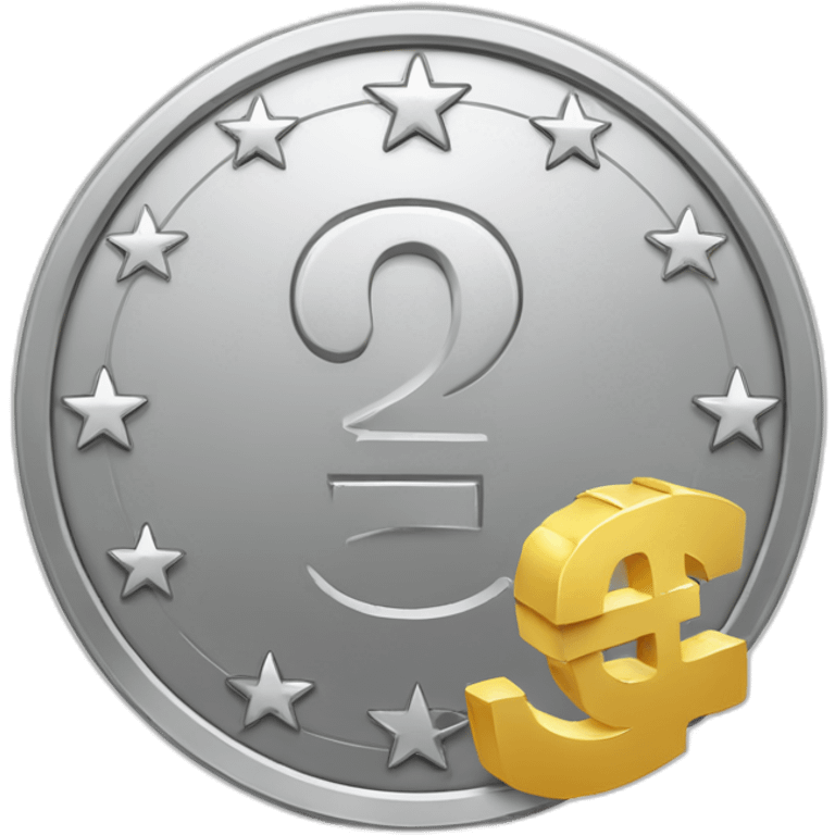 Euro monnaie argent emoji