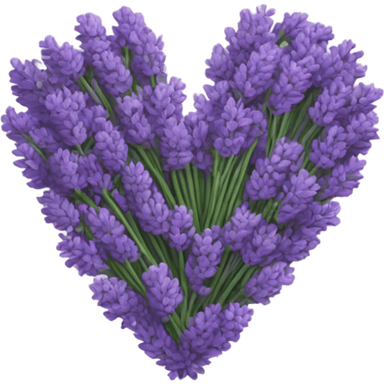 Lavender heart emoji