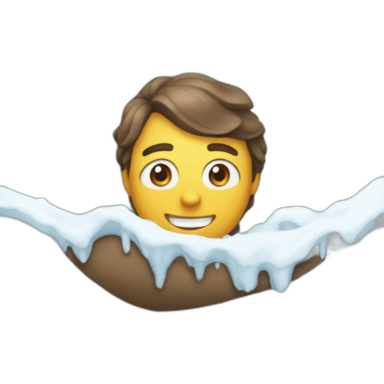 snow slide emoji