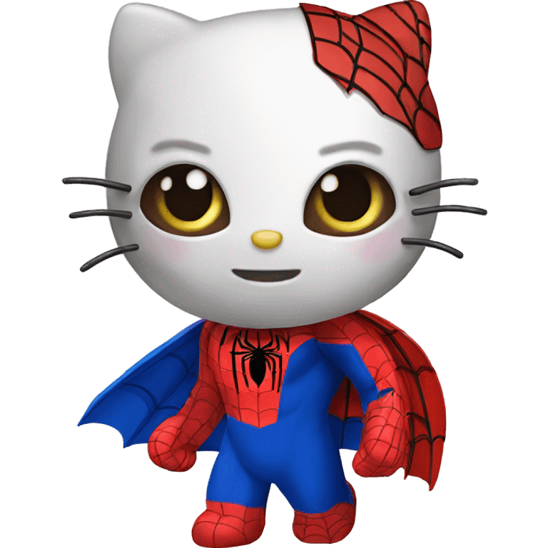 hello-kitty-and-spiderman emoji