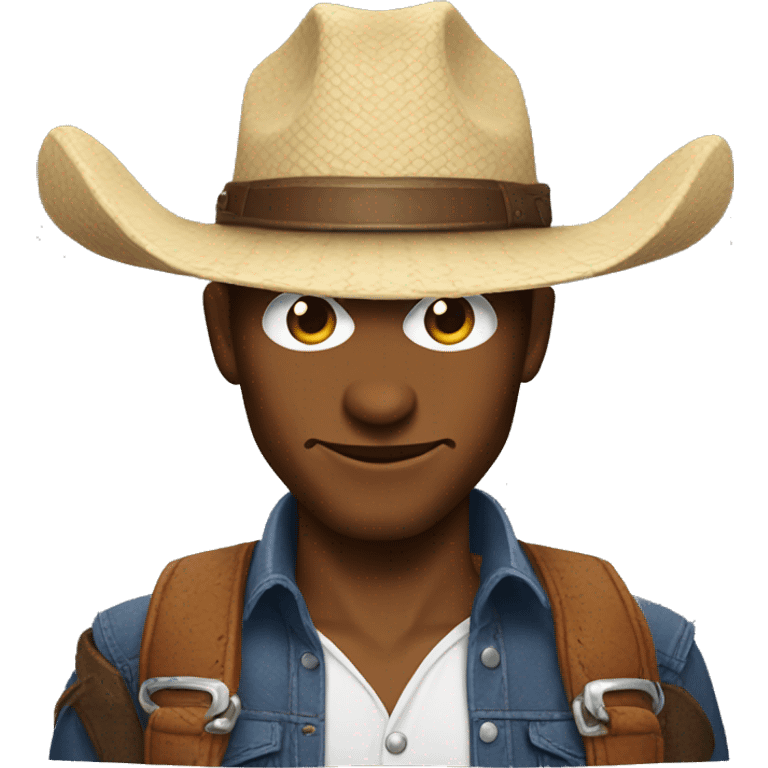 Spiderman con sombrero cowboy emoji