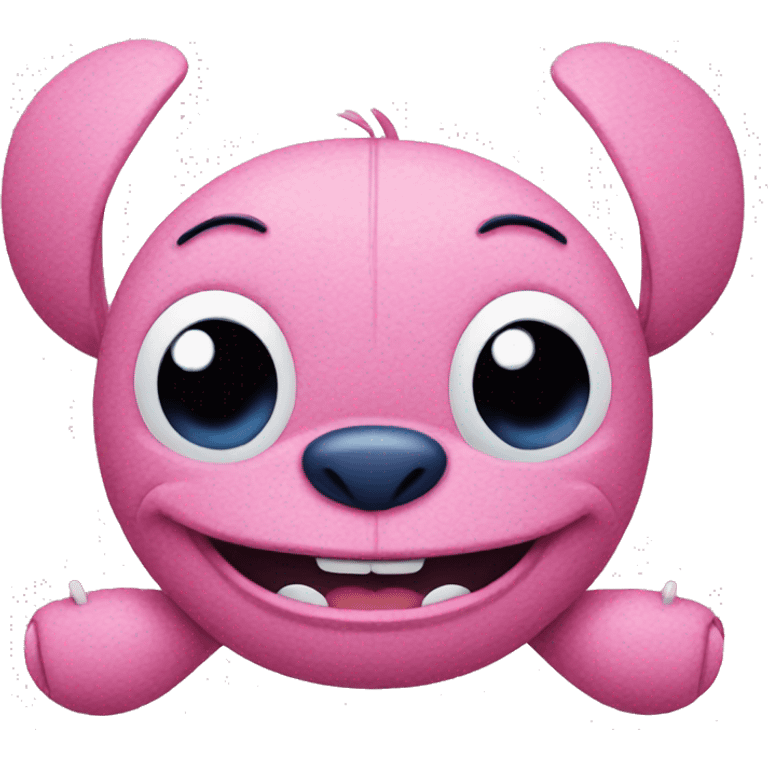 Stitch pink emoji