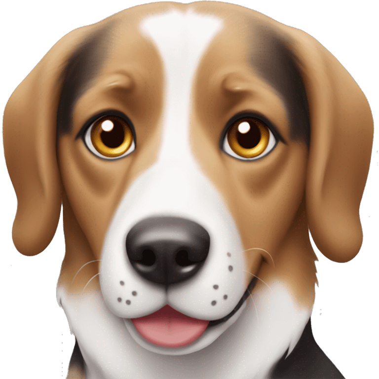 Australian Shepard beagle face  emoji