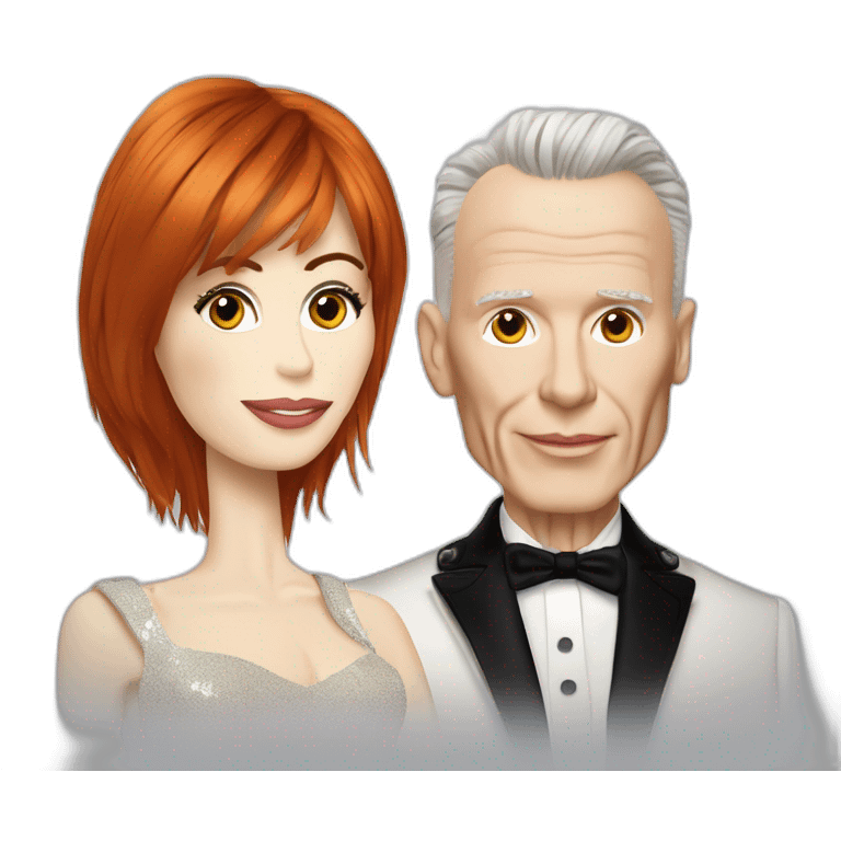 Mylène Farmer et Jean-Paul Gaultier  emoji