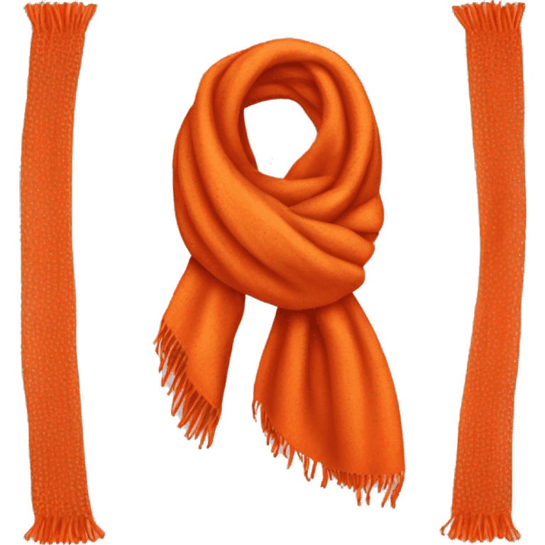 Orange-red scarf emoji