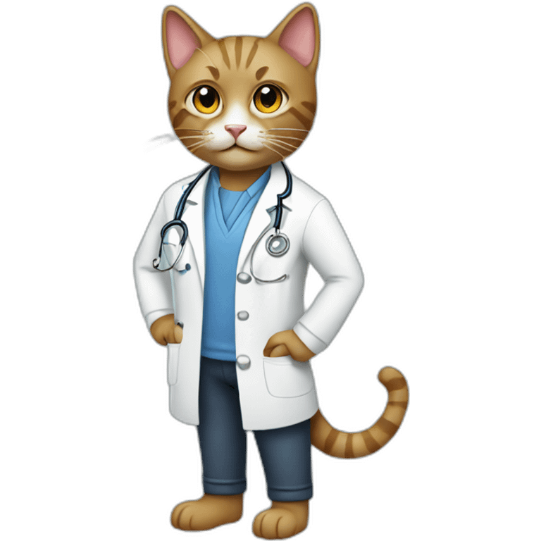 Cat-doctor emoji