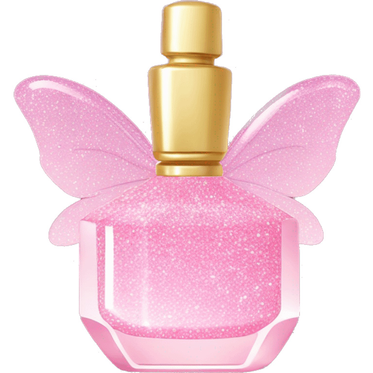 Fairy light pink perfume glitter emoji