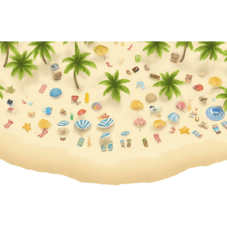 Beach emoji