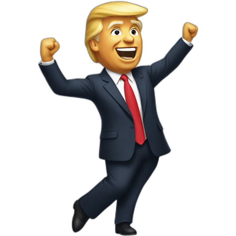 Donald trump dancing emoji