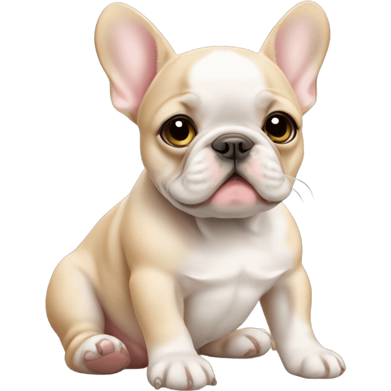 baby French bulldog emoji