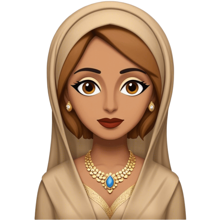 Cinematic Realistic Fairuz Portrait Emoji, depicted as an iconic Lebanese singer with graceful soulful expression and elegant attire, rendered with lifelike textures and warm radiant lighting that captures her timeless musical allure. emoji