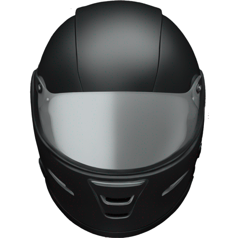 black racer helmet emoji