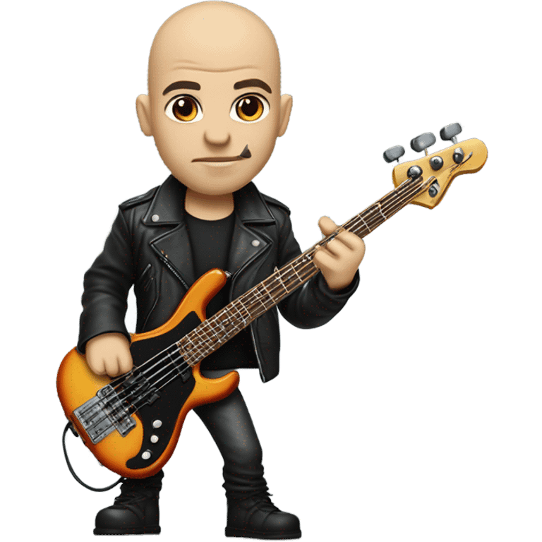 heavy metalbass dude skinhead emoji