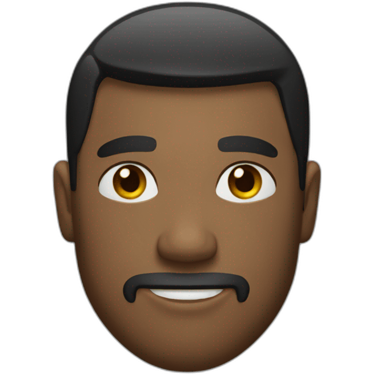 Man with boxing haircut  emoji