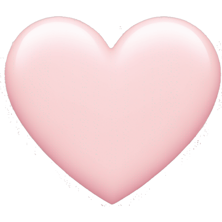 Pastel pink heart emoji