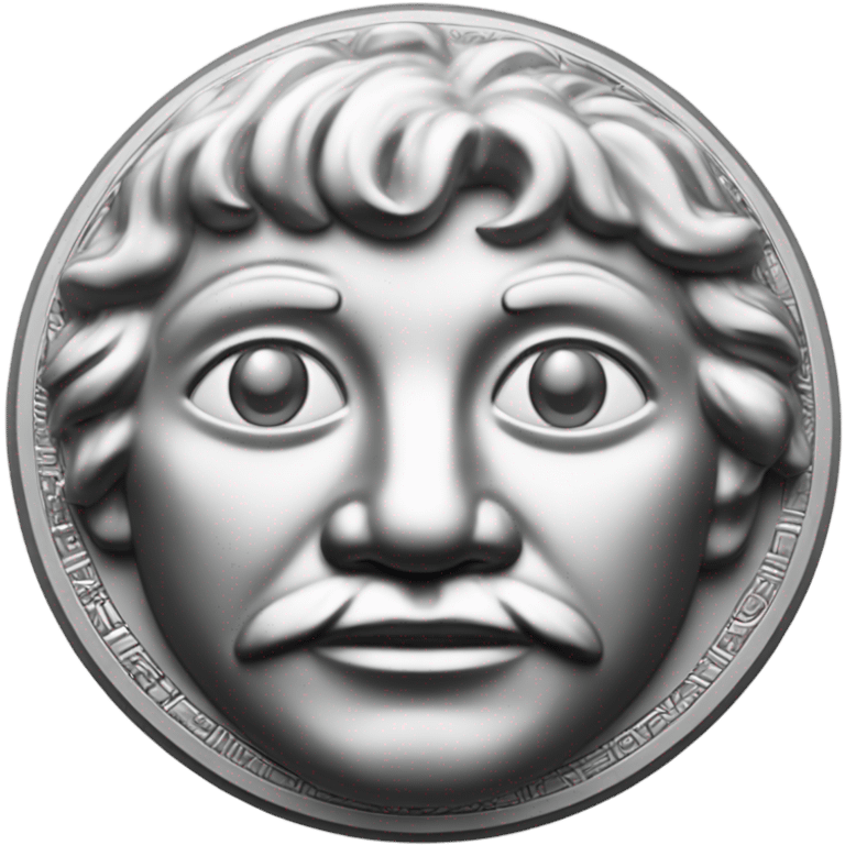 silver coin emoji