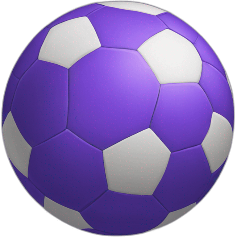 purple soccer ball emoji