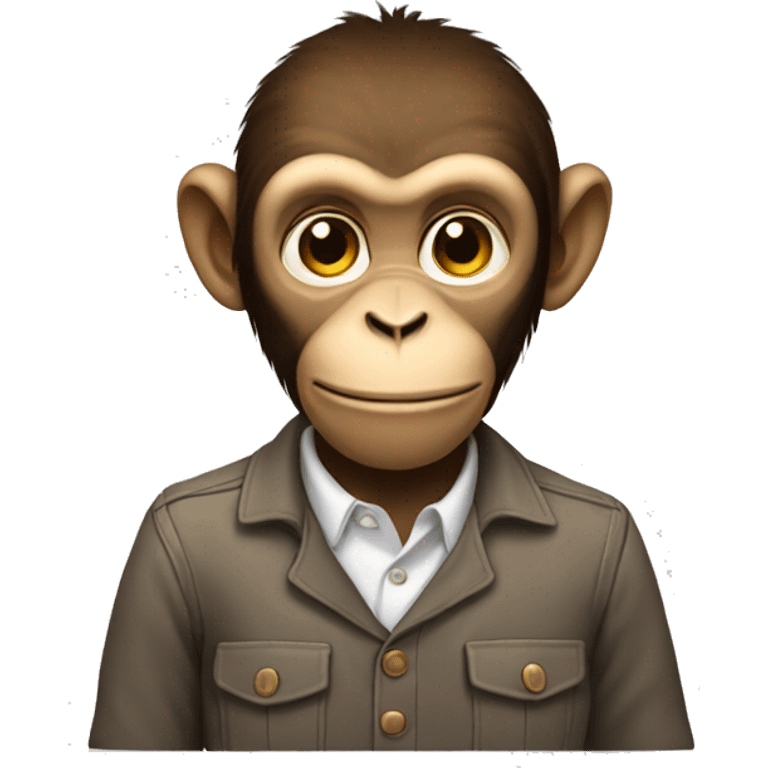 Monkey working  emoji