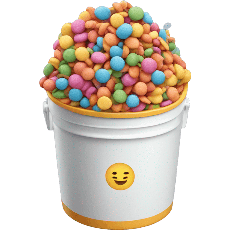 container of rainbow sprinkles  emoji