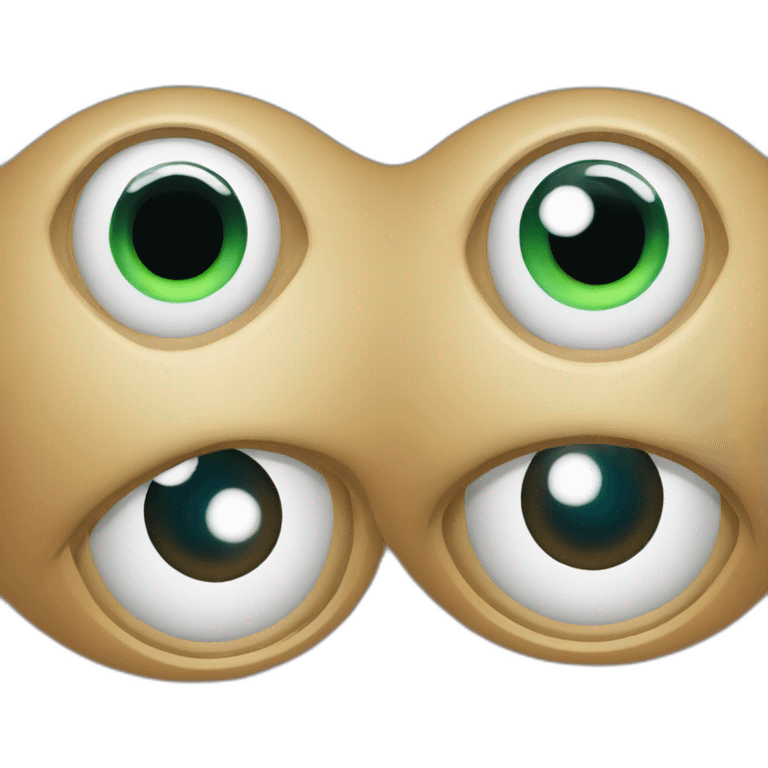 two eyes looking around emoji