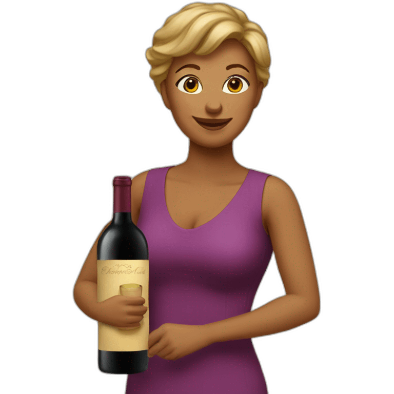 Wine mom emoji