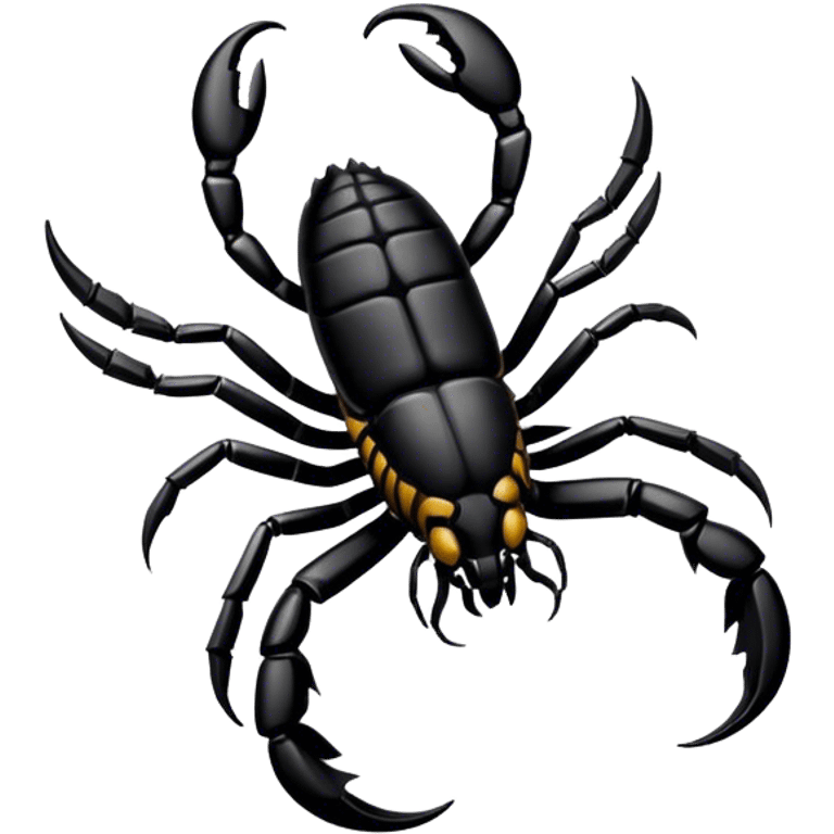 Scorpion black emoji