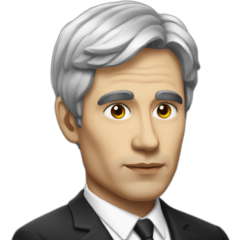 boris pasternak with black hair emoji