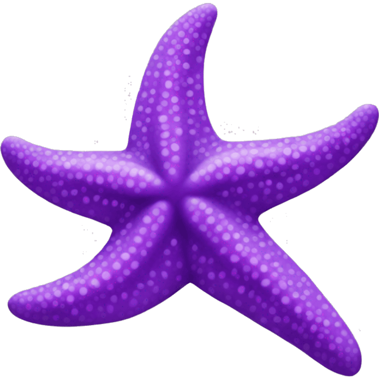 Purple starfish emoji