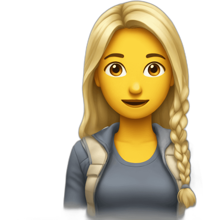 Emoji fille qui est dans incompréhension emoji