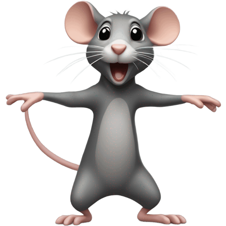 Rat dancing emoji