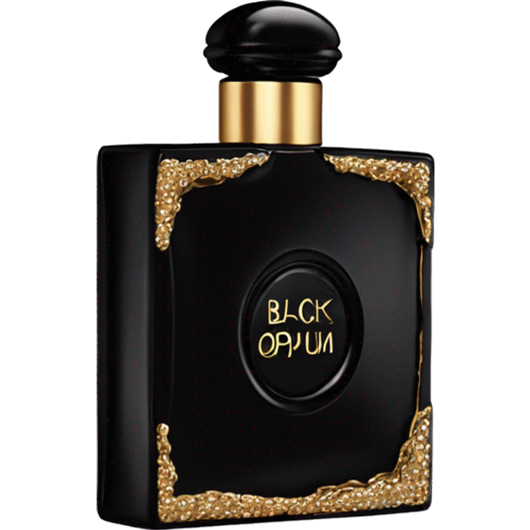 YSL black opium perfume emoji