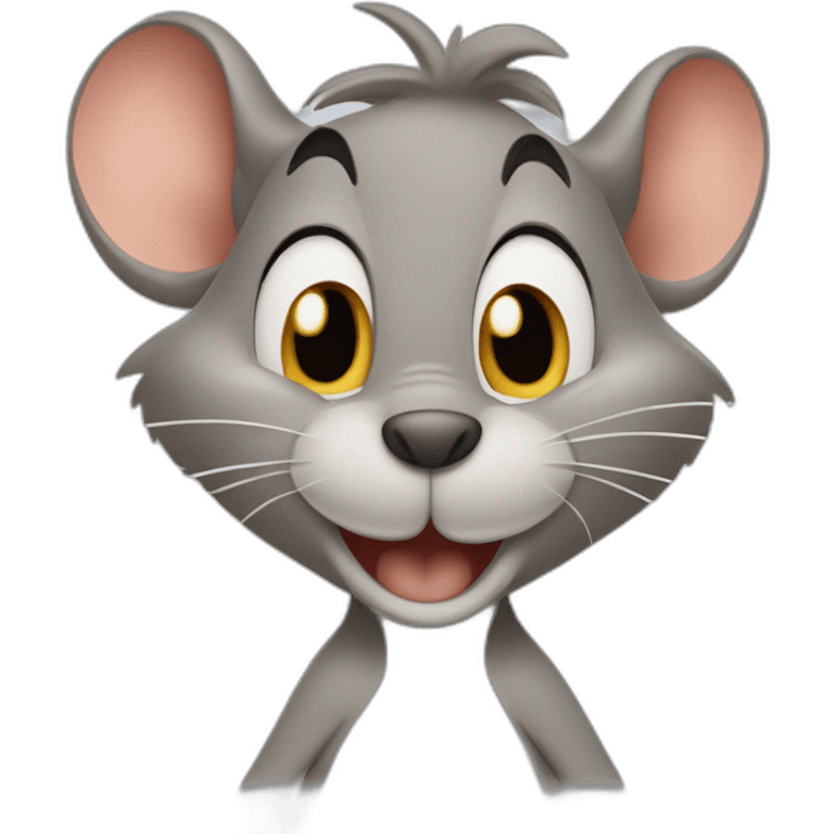 Jerry the mouse from the Tom and Jerry cartoon emoji