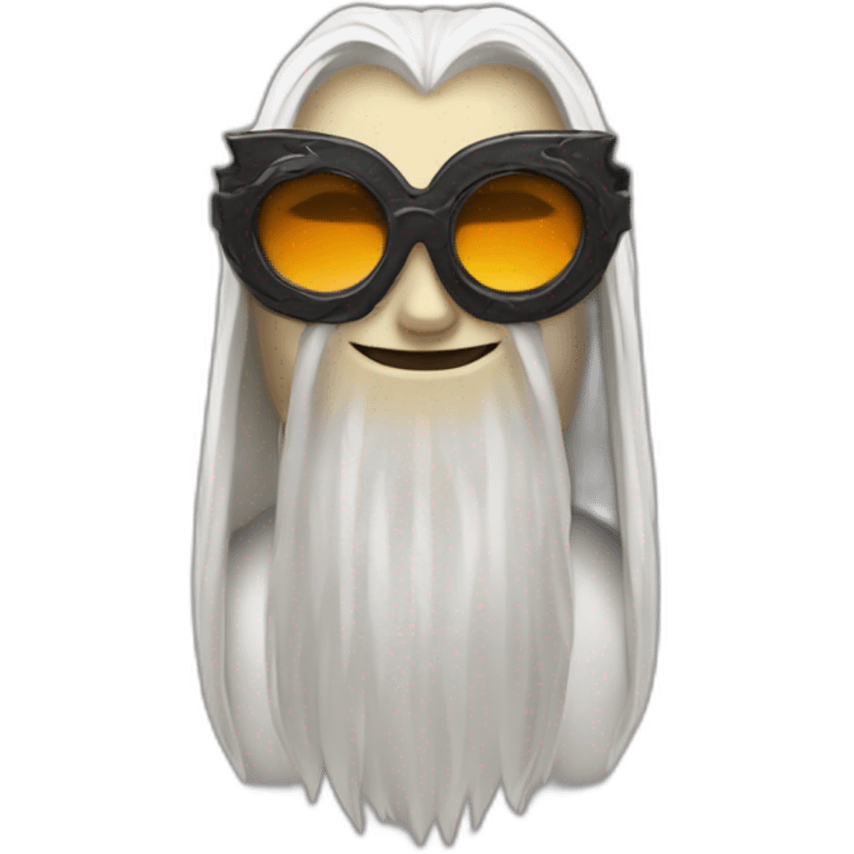 sauron with party glasses emoji