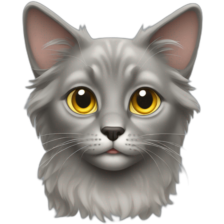 intrigued nebelung cat emoji