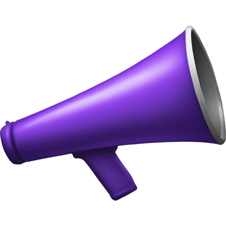 purple megaphone emoji