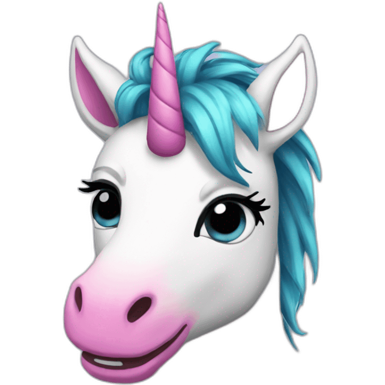 punk unicorn emoji