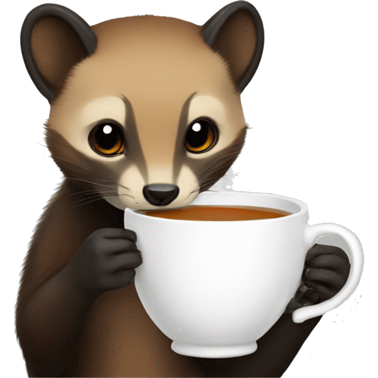 marten drinks tea emoji