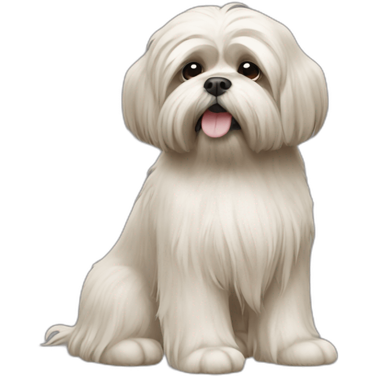 lhasa apso dog emoji