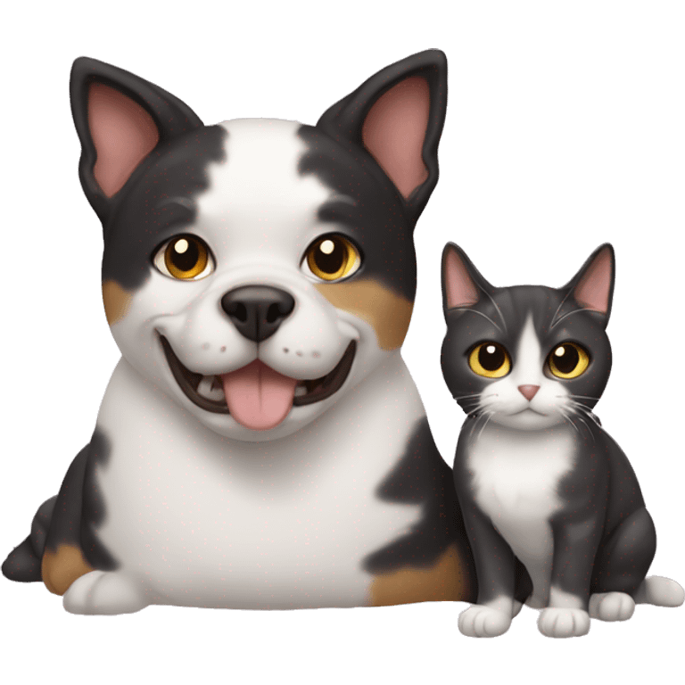 Cat with a  dog emoji