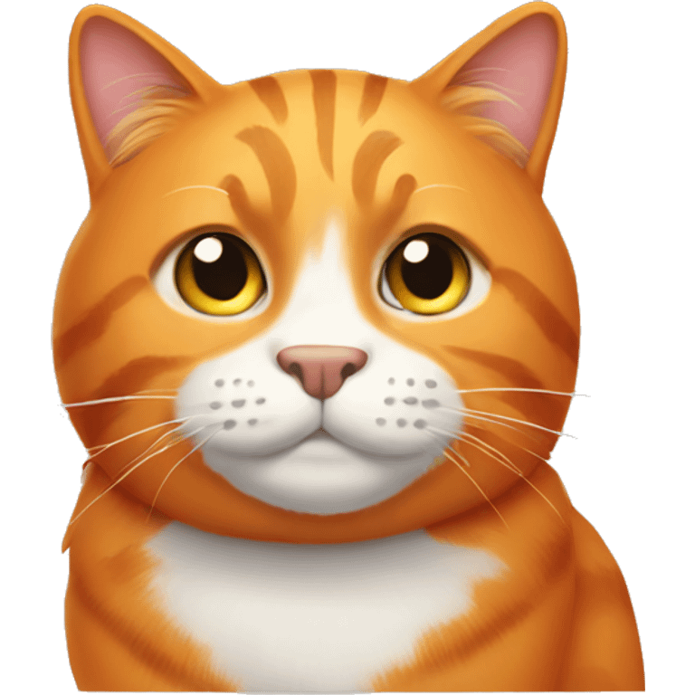 big orange cat emoji