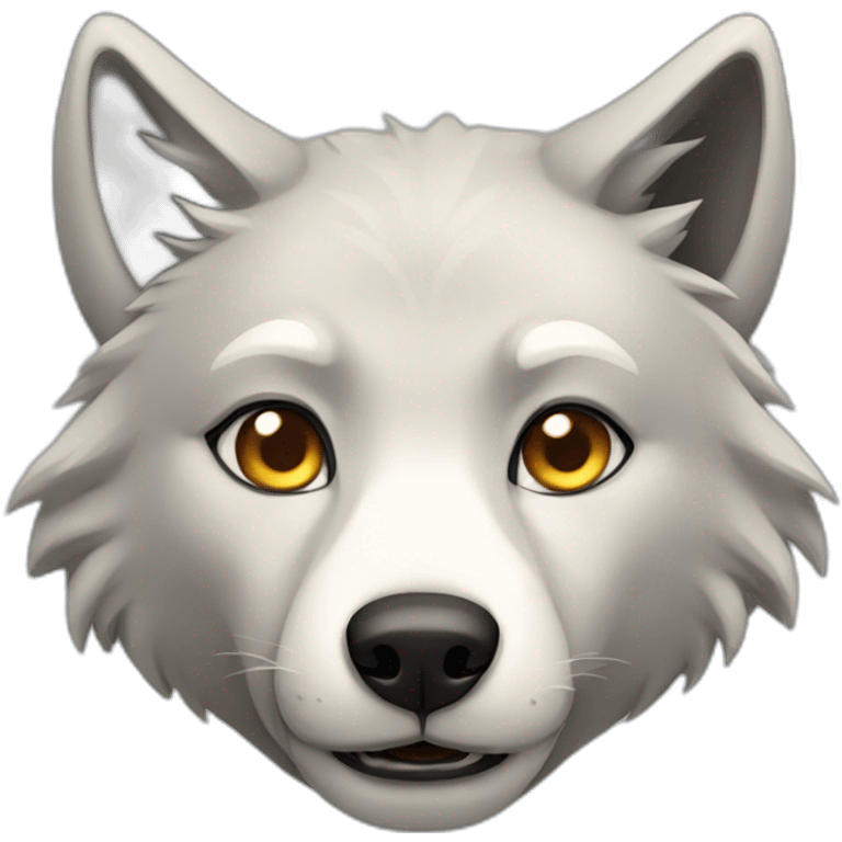 Female wolf  emoji