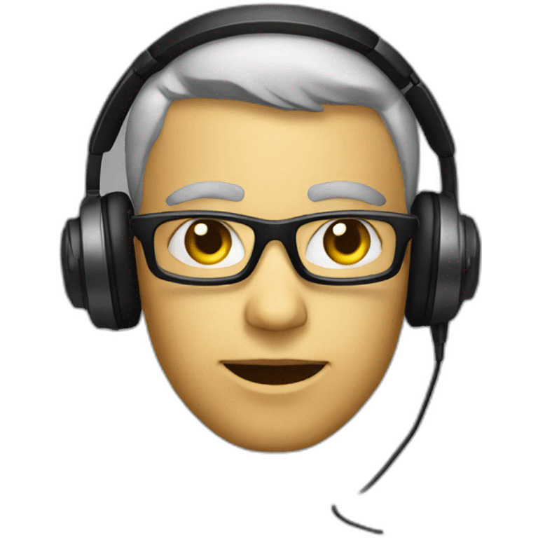 techno listener emoji