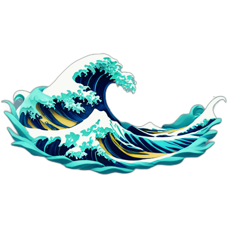 ocean wave emoji