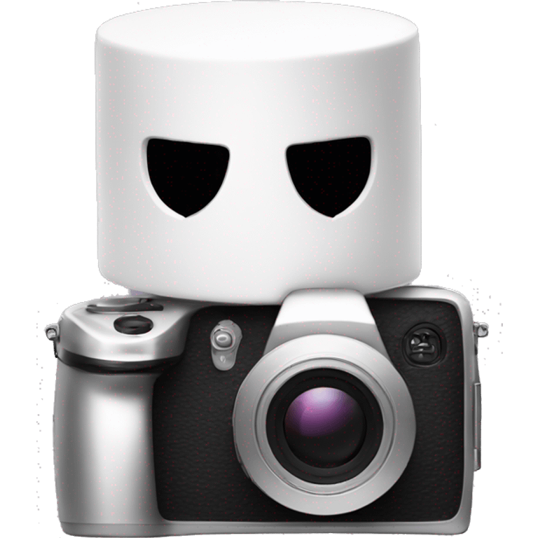 Video Creator Marshmello with Kino Camera emoji