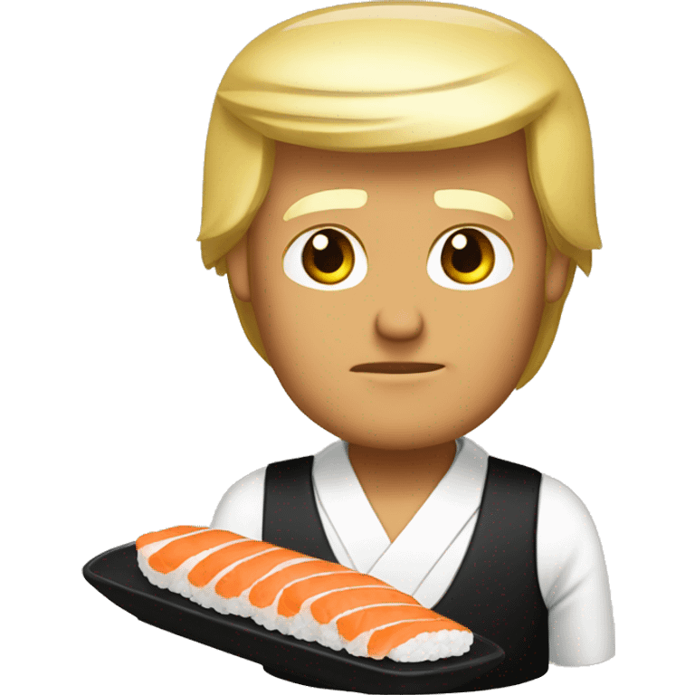 if donald trump was sushi emoji